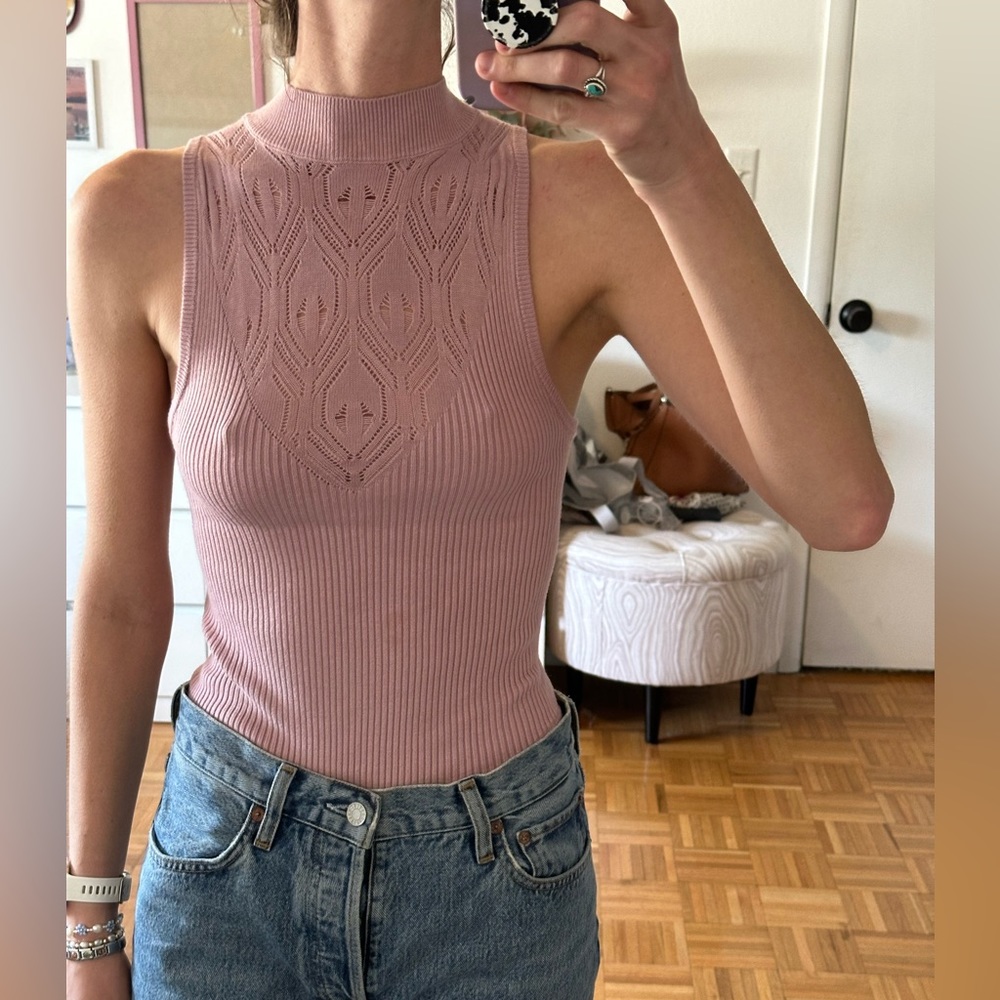 Free People brand new with tags on sweater turtleneck bodysuit